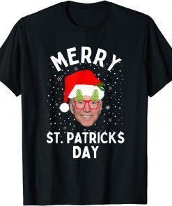 Official President Joe Biden Merry St. Patricks Day Christmas T-Shirt