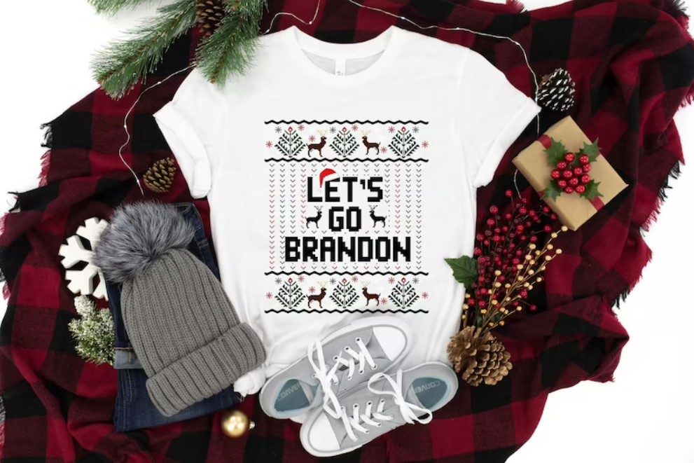 Joe Biden Let's Go Brandon Christmas Gift TShirt