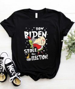 How Biden Stole The Election Grinch Christmas , Let's Go Brandon Unisex Tee Shirt