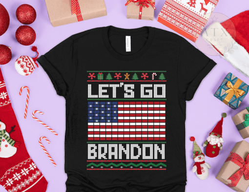 T-Shirt Let's Go Brandon Xmas