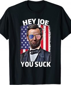 Funny Hey Joe You Suck Anti Joe Biden Let's Go Brandon T-Shirt