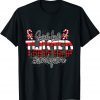 2022 Sweet But Twisted Buffalo Plaid Candy Cane Christmas T-Shirt