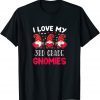Womens I Love My Third Grade Gnomies Valentine's Day Teacher Gift T-Shirt