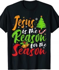 Funny Jesus Is The Reason For The Season Funny Christmas Pajamas TShirt