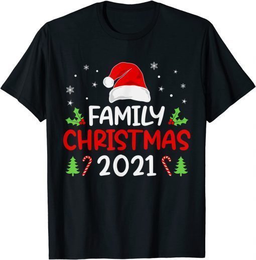 T-Shirt Family Christmas 2021 Matching Group