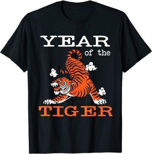 T-Shirt Happy Chinese New Year 2022 Zodiac Year of the Tiger