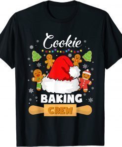 2022 Christmas Cookie Baking Crew Funny Pajamas Family Christmas T-Shirt