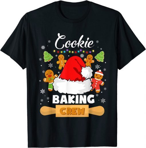 2022 Christmas Cookie Baking Crew Funny Pajamas Family Christmas T-Shirt