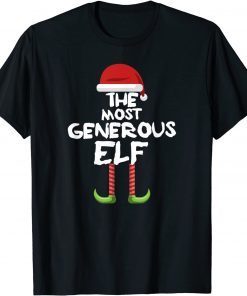 2022 Noble Elf Family Matching Christmas Group Funny Gift Pajama T-Shirt