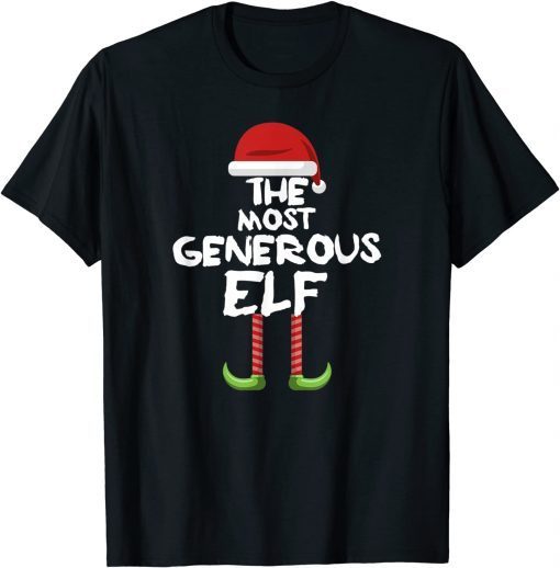 2022 Noble Elf Family Matching Christmas Group Funny Gift Pajama T-Shirt