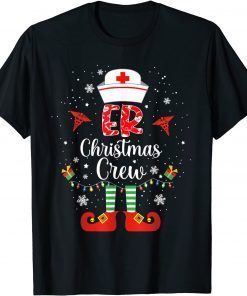 ER Christmas Nurse Crew Family Group Nursing Xmas Pajama Gift TShirt