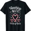 Classic Christmas Teaching Math is a work of Heart T-Shirt