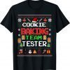 2022 Cookie Baking Team Tester Gingerbread Christmas Ugly Pixel Funny Tee Shirts