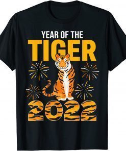 2022 Year Of Tiger Lunar Happy New Year Chinese Zodiac Kids TShirt
