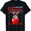 T-Shirt This Is My Valentine Pajama Norwegian Forest Cat 2022