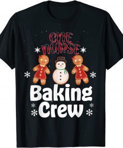 Funny CNE Nurse Baking Crew family matching Christmas T-Shirt