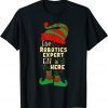 Classic Robotics expert Elf Christmas Matching Family Christmas TShirt