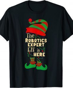 Classic Robotics expert Elf Christmas Matching Family Christmas TShirt