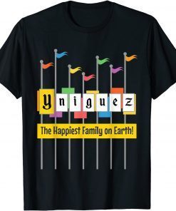 Yniguez Happy Vacation Flags T-Shirt