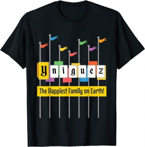 Yniguez Happy Vacation Flags T-Shirt