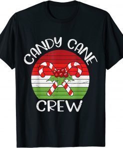 Candy Lover christmas Candy Cane Crew Funny X-mas Tee Shirts