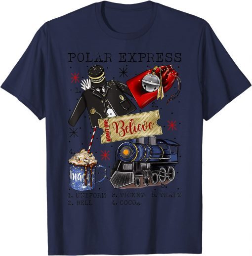 T-Shirt Christmas North Pole Polar Express All Abroad Xmas