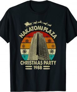 Funny Nakatomi Plaza Christmas Party 1988 Xmas Holiday T-Shirt