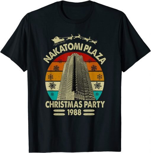 Funny Nakatomi Plaza Christmas Party 1988 Xmas Holiday T-Shirt