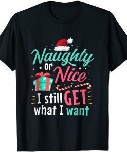 Naughty or Nice List Christmas Stocking Stuffer Gifts Tee Shirts