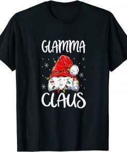 T-Shirt Glamma Claus Christmas Pajama Xmas