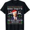 Classic Santa Joe Biden This Is My Ugliest Christmas Sweater Men T-Shirt