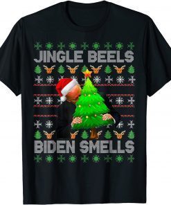 Anti Biden Jingle Bells Biden Smells Uglys Christmas Sweater Funny TShirt