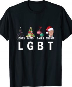 T-Shirt All I Want For Christmas Trump LGBT Funny Trump Christmas