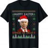 T-Shirt Happy Easter Hlw Funny Joe Biden Christmas Ugly