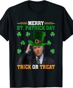 Merry St.Patrick Day Trick Or Treat Santa Joe Ugly Christmas Unisex T-Shirt