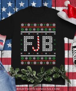 FJB Ugly Christmas Sweater, Anti Biden Republican Xmas Gift TShirt