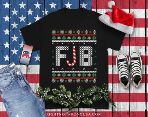 FJB Ugly Christmas Sweater, Anti Biden Republican Xmas Gift TShirt