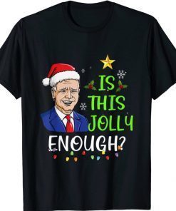 Funny Is This Jolly Enough Lets Go Branson Brandon Christmas T-Shirt