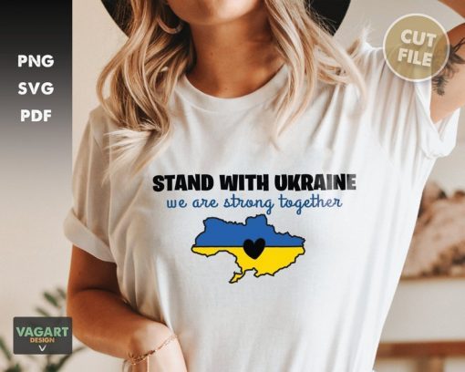 Stand With Ukraine ,We Are Strong Together Classic TShirt