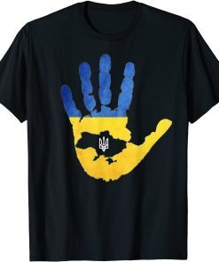 Anti Putin, I Stand With Ukraine Stop War Peace For Ukraine Flag Shirt T-Shirt