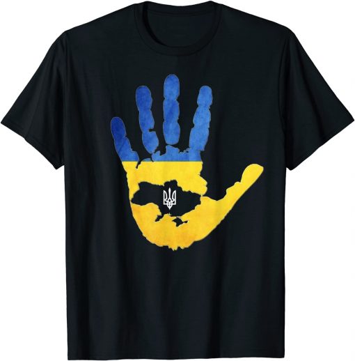 Anti Putin, I Stand With Ukraine Stop War Peace For Ukraine Flag Shirt T-Shirt