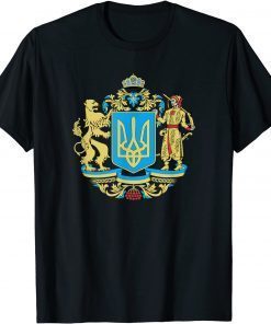 Ukrainian Symbols Ukraine Flag Gift for Ukrainians T-Shirt T-Shirt