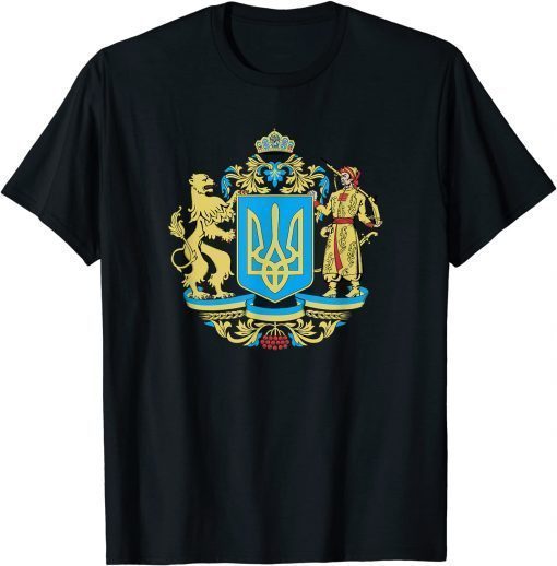 Ukrainian Symbols Ukraine Flag Gift for Ukrainians T-Shirt T-Shirt