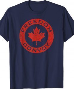 FREEDOM CONVOY 2022 CANADIAN MAPLE LEAF TRUCKER FUNNY TEES SHIRTS