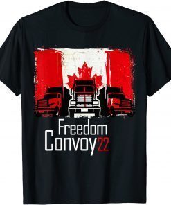 Shirts Canada Freedom Convoy 2022 Flagge der kanadischen Gift