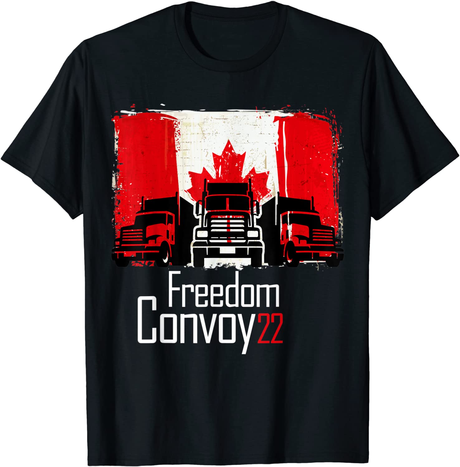 Shirts Canada Freedom Convoy 2022 Flagge der kanadischen Gift