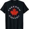 CLASSIC FREEDOM CONVOY 2022 CANADIAN TRUCKER TEES MAPLE LEAF T-Shirt
