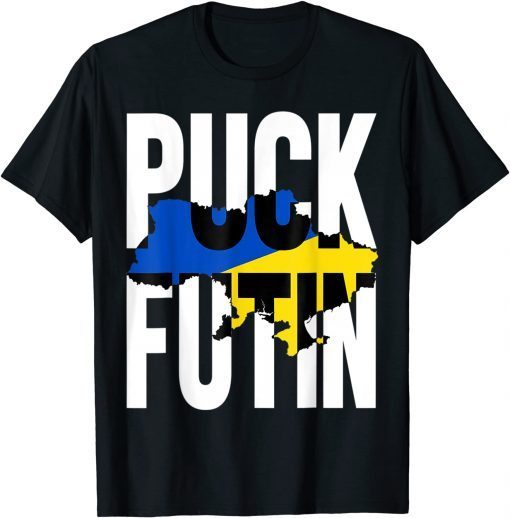 Puck Futin Meme I Stand With Ukraine Ukrainian Lover Support T-Shirt