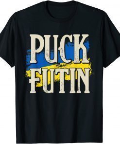 Puck Futin Meme I Stand With Ukraine Ukrainian Lover Support 2022 T-Shirt