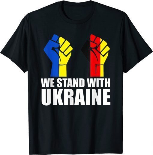 T-Shirt Puck Futin Funny Stand With Ukraine Ukrainian Lover Support